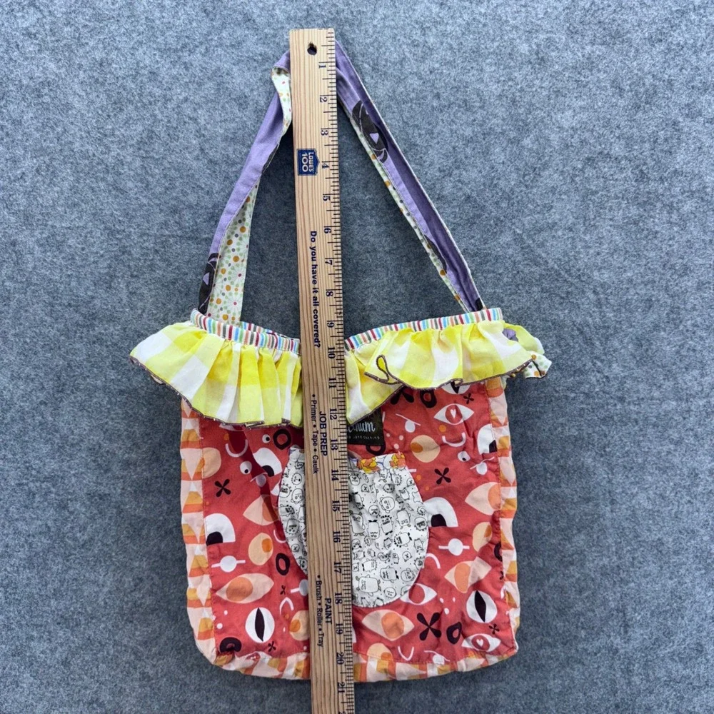 Matilda Jane Platinum Girls Trick‎ or Treat Halloween Tote Bag Purse Cotton